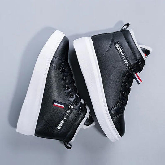 Cotton Shoes Women Plus Velvet Winter Thick Warmth Korean Style All-match Casual Thick Sole Shoes