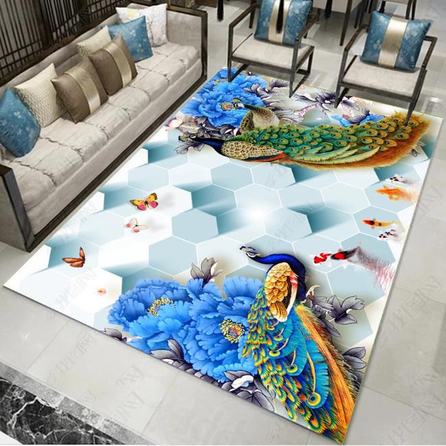 Chinese Carpet Living Room Coffee Table Sofa Bed Bedroom Blanket Simple Chinese Wind Corridor Paved Floor Mats