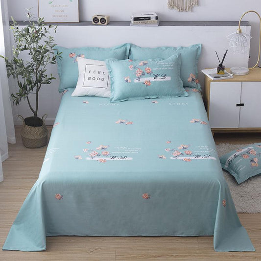 Multiple Specifications Are Available for Bedding Three-piece Cotton Sheets Two-piece Pillowcases Skin-friendly Soft Warm and Breathable