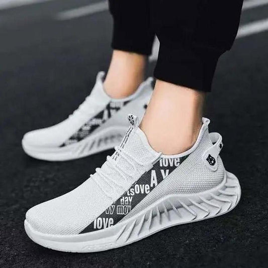 Men's Lightweight Spring and Autumn Cloth Shoes Breathable Sports Running Shoes Non-slip Casual Shoes