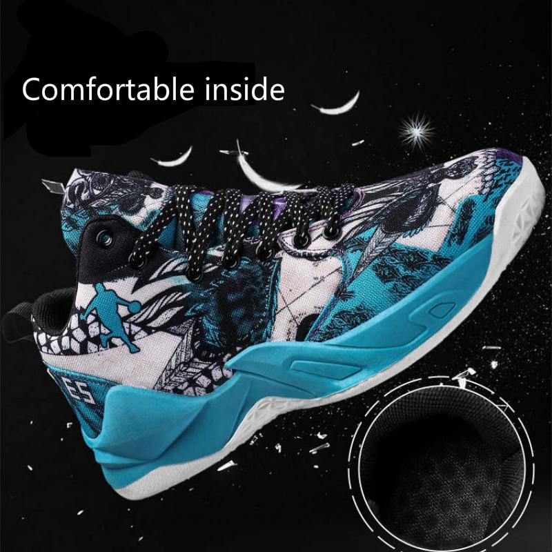 Men's high-top basketball shoes men's sneakers breathable sneakers outdoor sports sneakers
