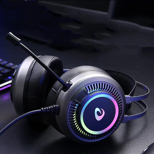 USB Interface Headset with Microphone Computer Gaming Headset Online Learning Headset