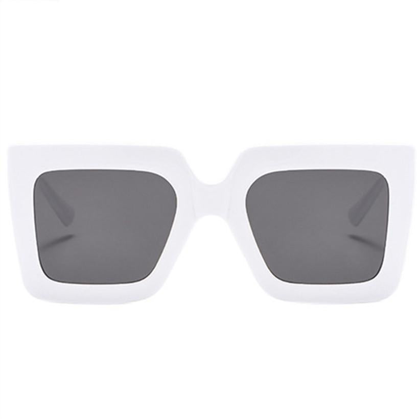 Oversized Sunglasses Women Big Frame Rectangle Sun Glasses Retro Brand Designer Fashion Gradient Sha