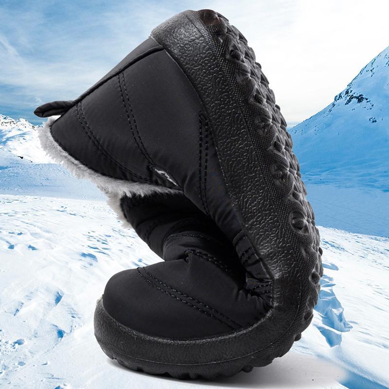 Women's Winter Waterproof Boots Cotton Shoes Women's Snow Boots Non-slip Warmth and Velvet Thick Cotton Boots