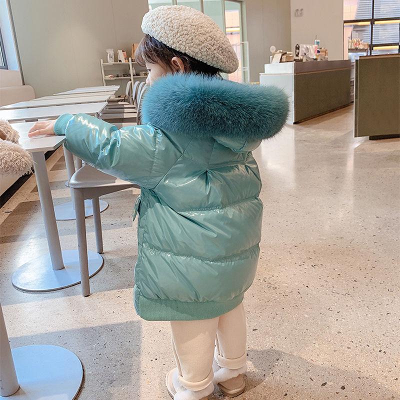 Girls' Winter Padded Coat Padded Coat Mid-length Warm Padded Coat