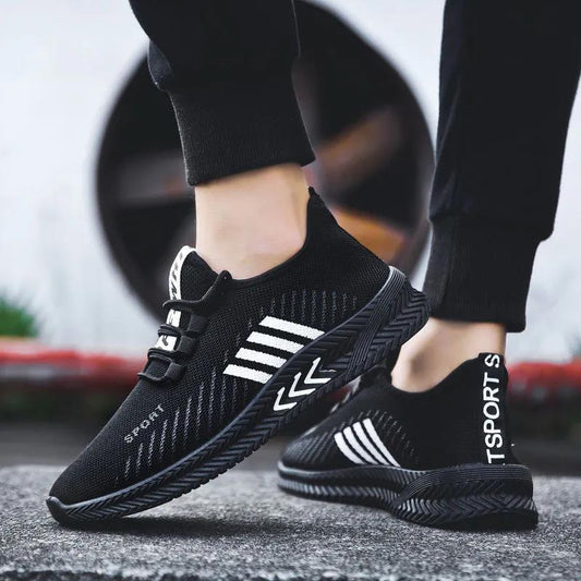 Men's Spring and Autumn Cloth Shoes Breathable Sports Running Shoes Non-slip Casual Shoes