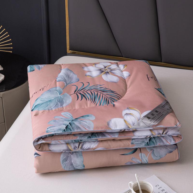 Skin-friendly Mulberry Silk Quilt Single and Double Summer Air-conditioning Quilt Spring and Autumn Quilt Warm Winter Quilt