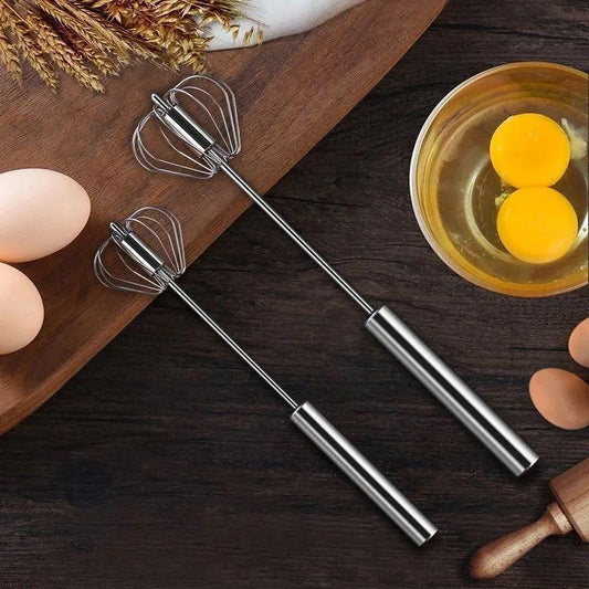 Whisk Household Mini Semi-automatic Hand-held Butter Whisk Stainless Steel Whisk
