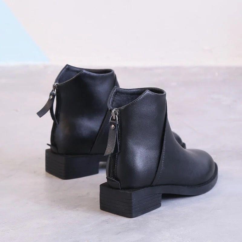 Womens Ankle Boots Femmes Low Heels Booties Women Casual Shoes Women Ladies Autumn Winter Shoes