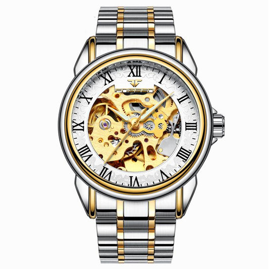 Top Brand Men Mechanical Watch Automatic Fashion Luxury Stainless Steel Male Clock