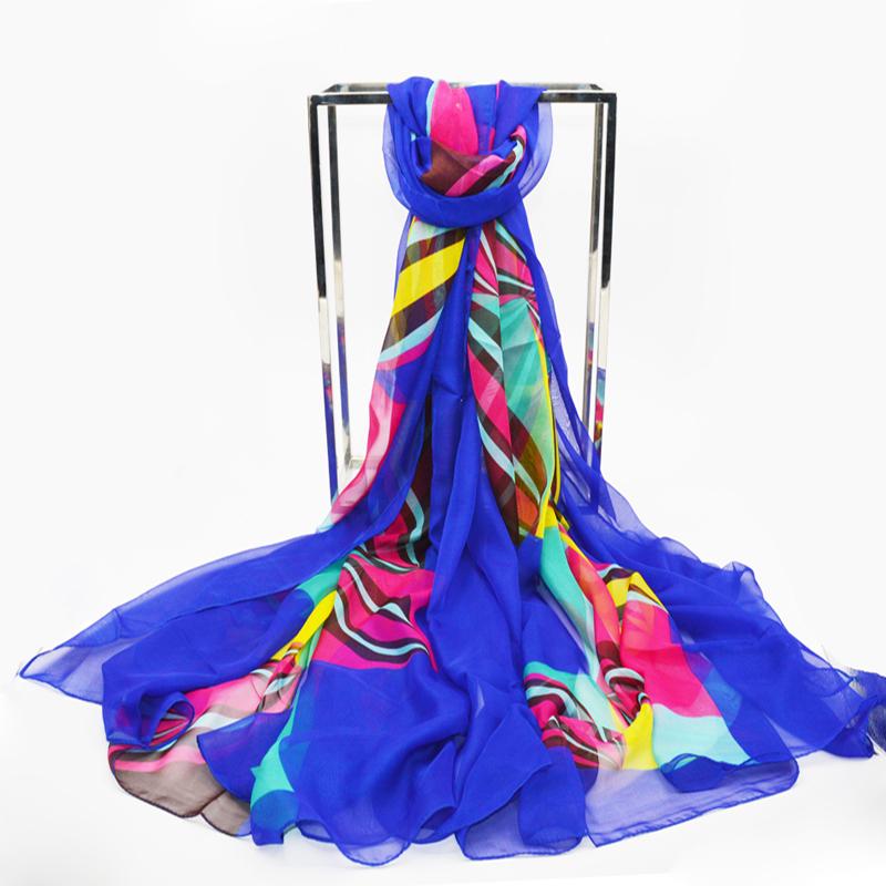 Flower Wrap Shawl Silk Imitation Satin 200*140cm Women Elegant Scarf All-match Headscarf Sunscreen Gauze Shawl