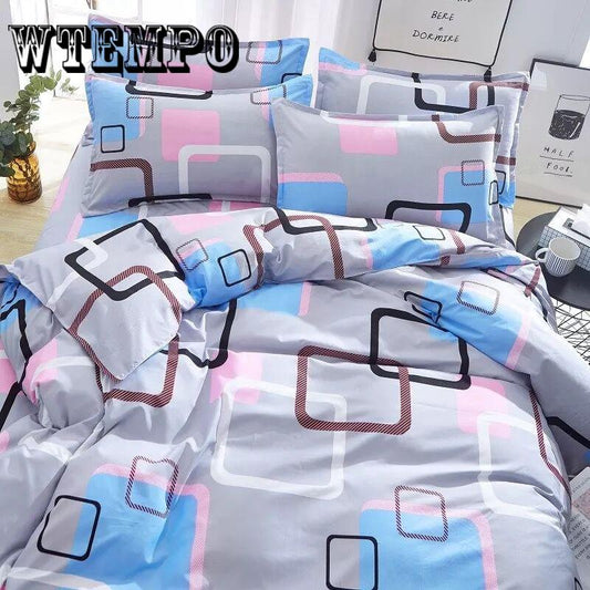 Brand Home Living Modern Design Duvet Cover 3pcs Bedding Set Quilt Cover Pillowcase Set