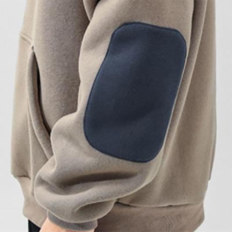 Hooded Kangaroo Pocket Men's Sweater Autumn and Winter Japanese Loose Plus Velvet Padded Sweatshirts