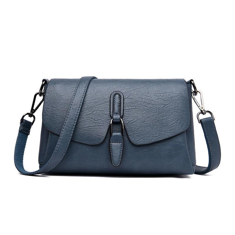 Real Cowhide Women Leather Bag Casual Female Crossbaby Bag Portable Multi-Layer Large Capacity Soft Surface Two Belts 5 Colors Removable Belt