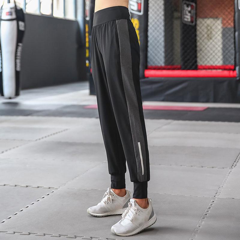 Large Size Yoga Pants Summer Thin Outer Wear Loose Quick-drying Sports Pants Fitness Pants Women's Morning Running Suit