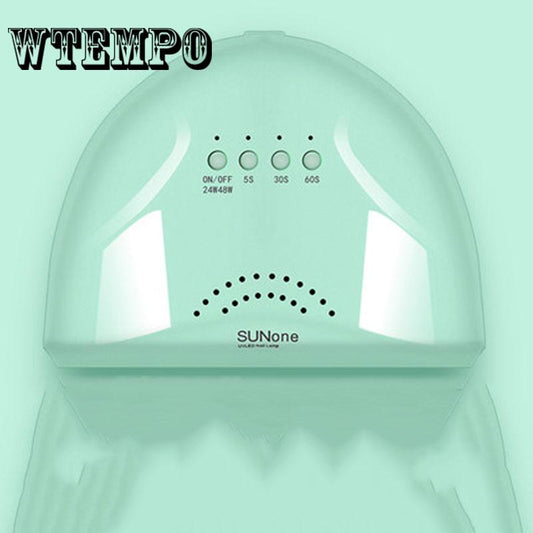 48W UV LED Lamp 12 Lamps Nail Gel Polish Curing Smart Phototherapy Nail Glue Dryer Machine