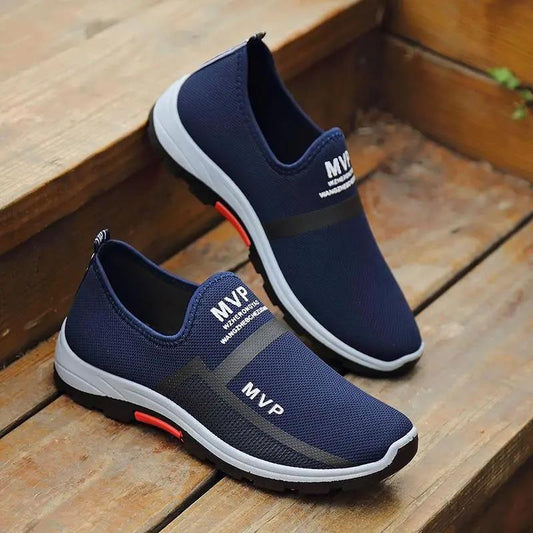 Canvas Fly Woven Breathable Canvas Casual Men's Shoes Comfortable and Versatile Lightweight Men's Shoes