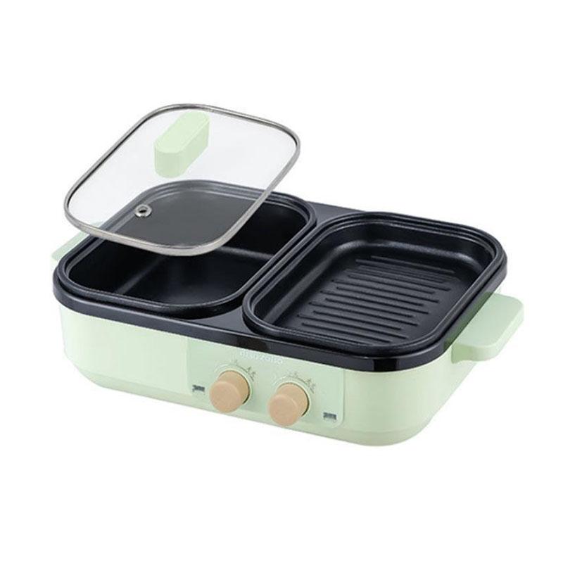 Multi-function Cooking Shabu-shabu and Roasting One Pot Non-stick Pot All-purpose Pot Household Pot Two-in-one Barbecue Stove
