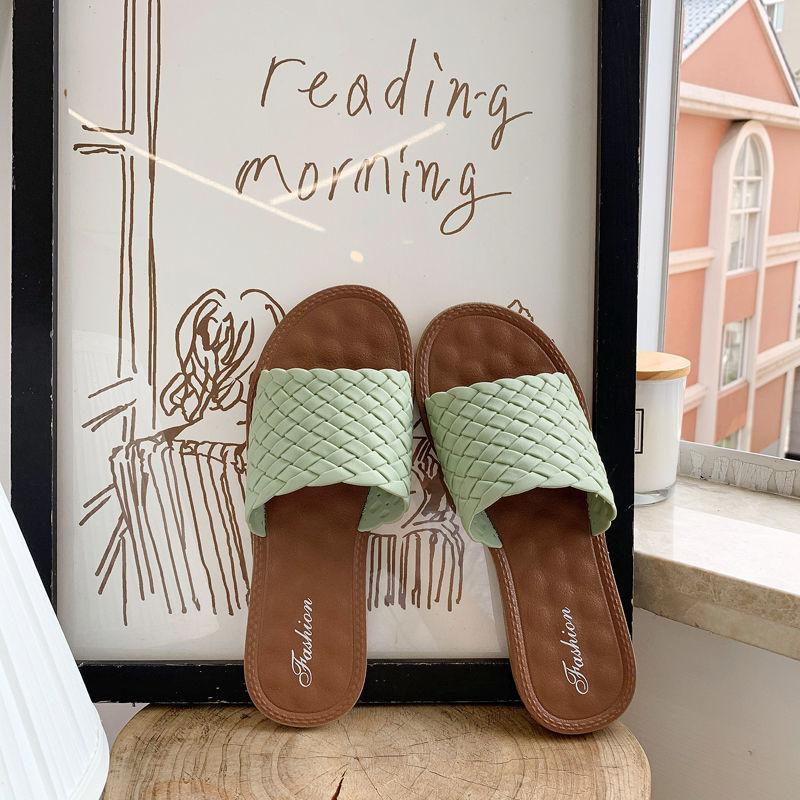 Slippers, Women's Summer Wear Home Non-slip Shoes Female Students Korean Fashion Shoes Ladies Sandals