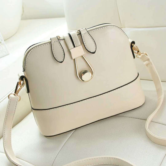 Fashion All-match Simple Lock Shell Bag Mini Bag Lady Shoulder Bag Female Messenger Bag Female Bag Trend