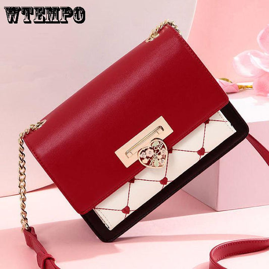 Cowhide Women's Bag Messenger Bag Ladies Leather Bag Pure Leather Casual Shopping Bag Genuine Leather Shoulder Bag