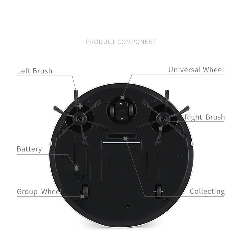 Smart Sweeping Robot Household Automatic High-suction Vacuum Cleaner Sweeping and Mopping Three-in-one Machine