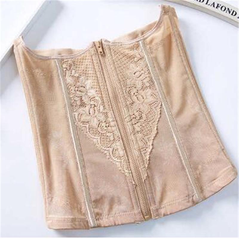 Body Shaping Abdomen Zipper Belt Waist Girdle Postpartum Thin Waist Corset Sexy Lingerie Shapewear