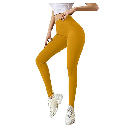 Women's Bow Tie Yoga Pants Seamless High Waist Pleated Hip Lift Pants Peach Fitness Pants Sports Trousers Leggings Bodybuilding Running Training Pants