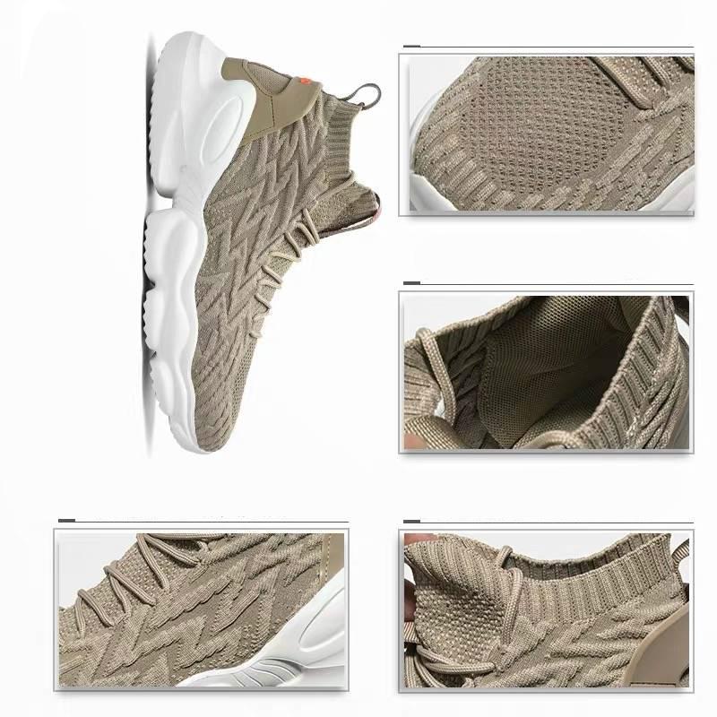 High top socks shoes Wild men's shoes spring men Daddy shoes Casual shoes for men leisure Breathable