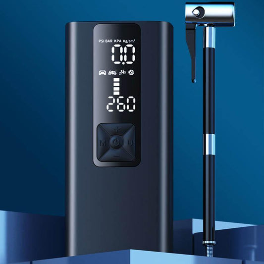 Car Air Pump Electric Wireless Portable Bicycle Inflatable Treasure Multi-function Universal Inflatable Tool Auto Parts Inflatable Power Bank