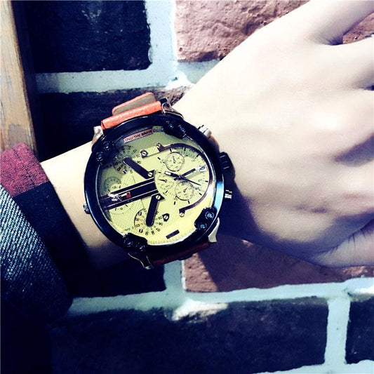 Men Watch Stainless Steel Military Sport Wristwatch Skeleton Automatic Mechanical Male Clock