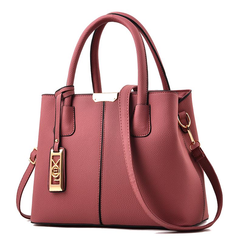 Patent leather bag Big capacity Woman bag European and American style Shoulder Handbag Trendy wild