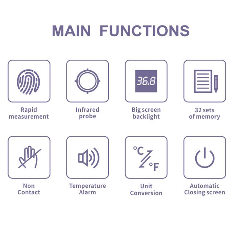 High Accurate Family Health Care Infrared Thermometer Adult Baby Fever Temperature Measurement