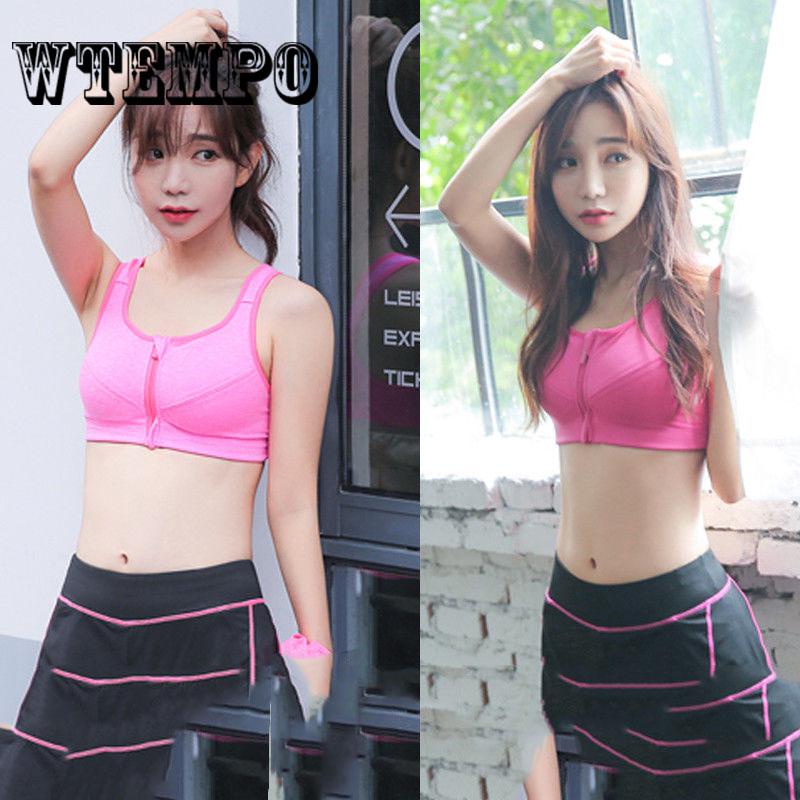 Women Shockproof Seamless Sports Bra Padded Push Up Tank Tops Athletic Gym Running Yoga Vest