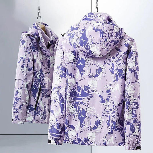 Women's Detachable Storm Jacket Autumn Winter Heavy Hiking Jacket Skiing Jacket Sport Coat Waterproof Jackets Couple Clothes