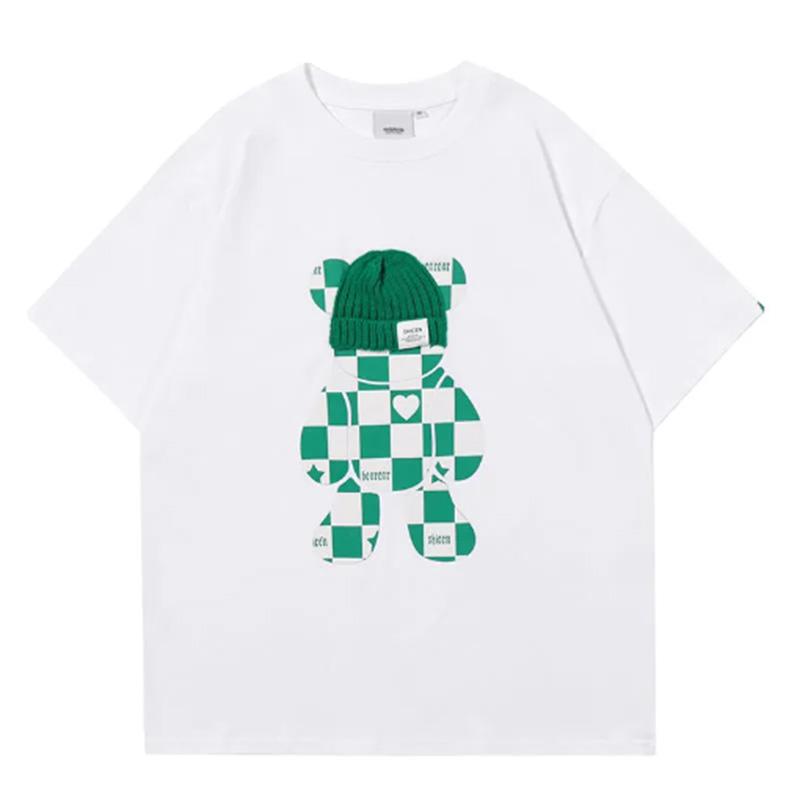 Short-sleeved T-shirt Women's Design Sense Niche Bear Short-sleeved T-shirt Women's Thin Tops Tide Brand Ins Loose T-shirt