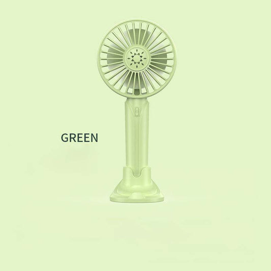 Handheld USB Fan Mini Rechargeable Portable Portable Desktop Ultra-quiet Fan