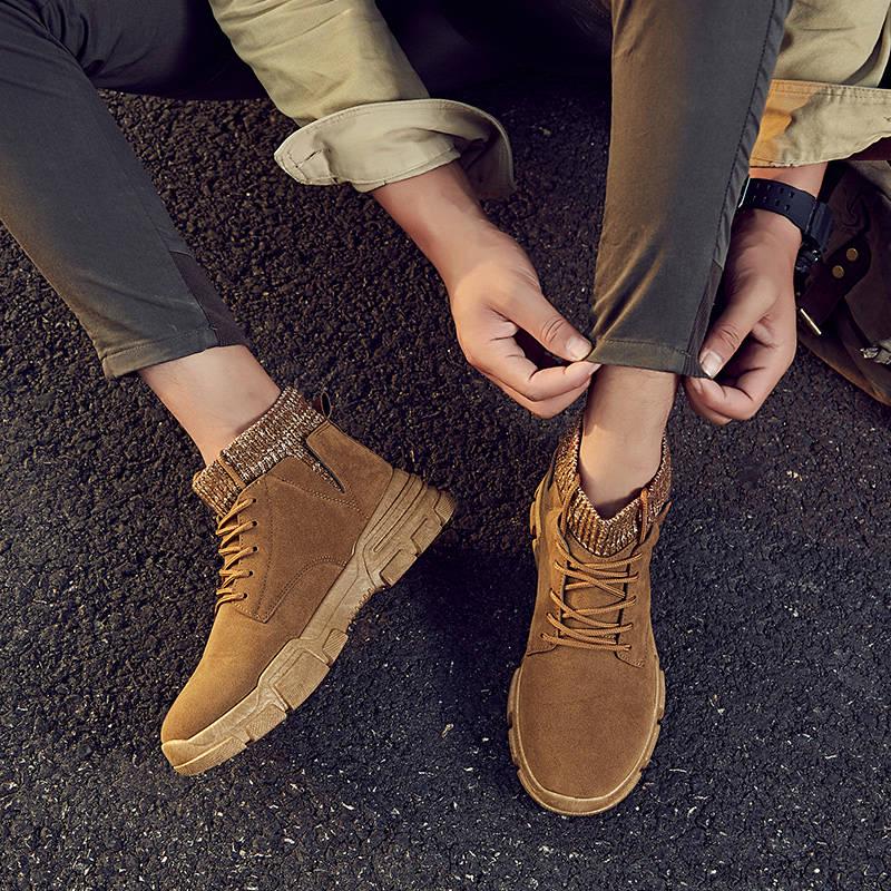 Sneakers Men Casual Tooling Shoes Fashion Classic Martin Boots Outdoor Non-slip Shoes Sport Shoes