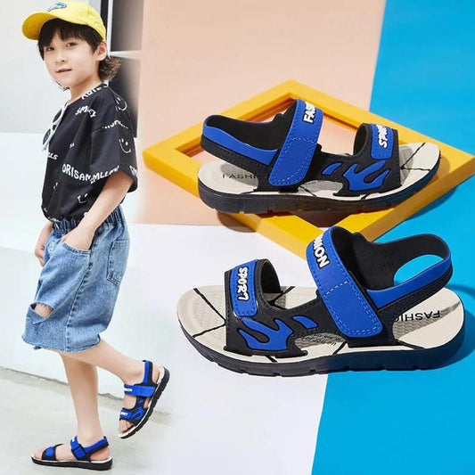 Boy's Sandals Summer Students Soft-soled Non-slip Children's Baby Shoes Children's Children's Sandals