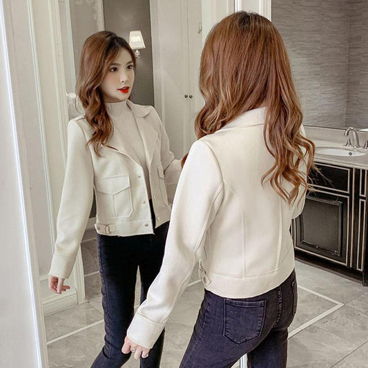 Autumn Casual Jacket Jacket Korean Fashion All-match Self-cultivation Age Reduction Short Coat Jacket Women