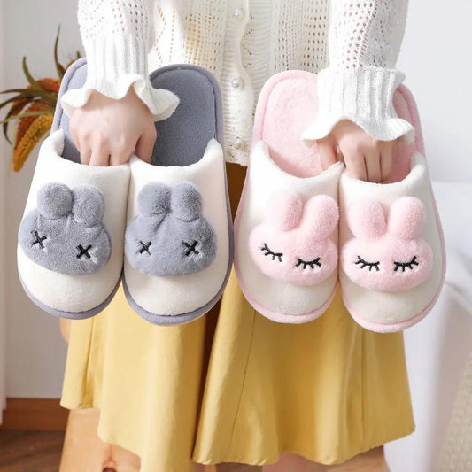 Indoor Casual Cotton Slippers Men's and Women's Slippers Keep Warm and Comfortable In Autumn and Winter