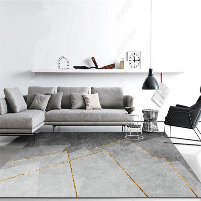Living Room Sofa Cushion Nordic Minimalist Carpet Modern Geometric Home Bedroom Bedside Carpet