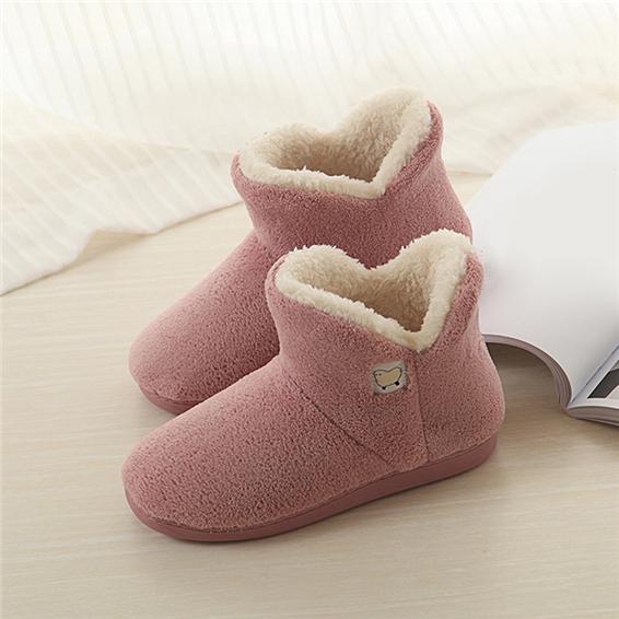 Men Women Winter Slippers Velvet Warm Tube Thickening Indoor Cotton Shoes Non-slip Thick Bottom Couple Wear