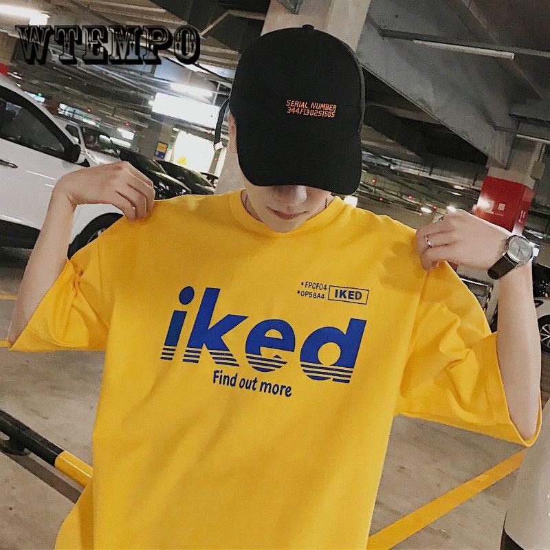 Loose Style Printed Men T Shirt Casual Short Sleeve O-neck Funny Mens Tshirt Tops Tees