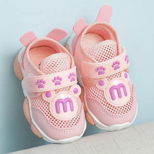 Summer Men's and Women's Baby Shoes Children's Non-slip Soft-soled Toddler Shoes Breathable Sports Shoes Baby Net Shoes