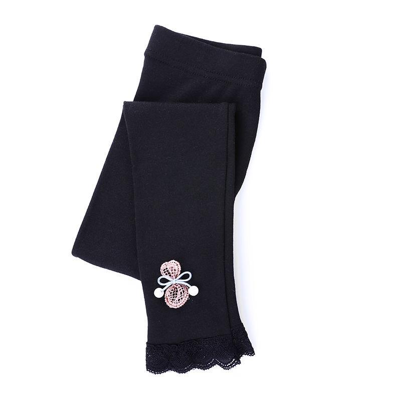 Spring Autumn Fungus Leggings for Girls Candy Color Girls Leggins Elastic Children Pants Baby Ribbed Leggings Clothing