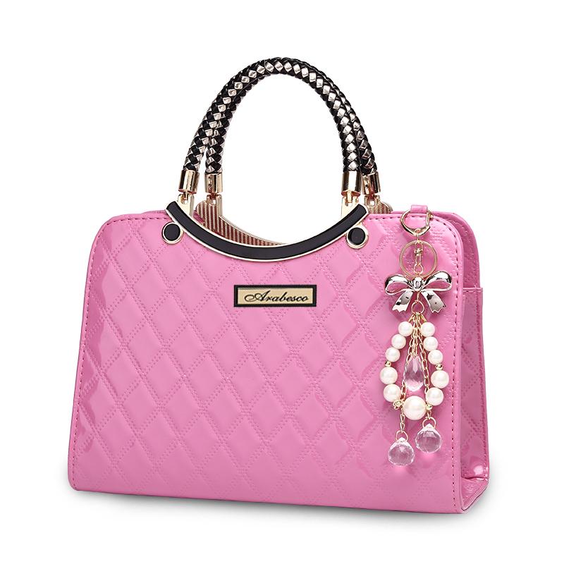 Big capacity European and American style Shoulder Handbag Trendy wild Woman bag Leather bag