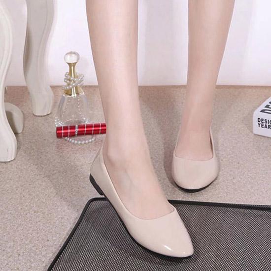WTEMPO Spring Recreational Flat with Flat Bottom Shoe Shallow Mouth Covers A Foot Female Odd Shoes