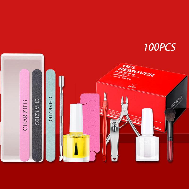 Nail Tools Set Nail Polish Remove Set 200 Pieces Nail Foil Nail Care Tools Kit