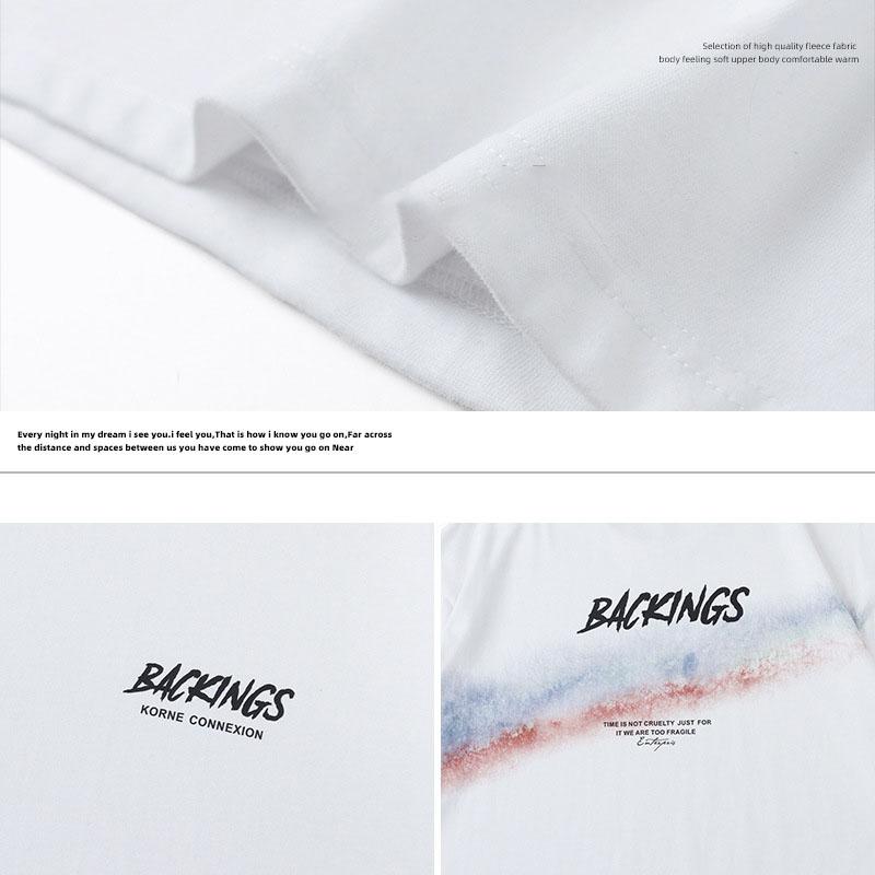 Summer Oversized T-shirt Japanese Trend Hip Hop Shirt O-neck Short Sleeve Casual Jumper Graphic Punk Clothes Men Clothing